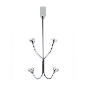 RICHELIEU 4 Hook Chrome Over The Door Hanger